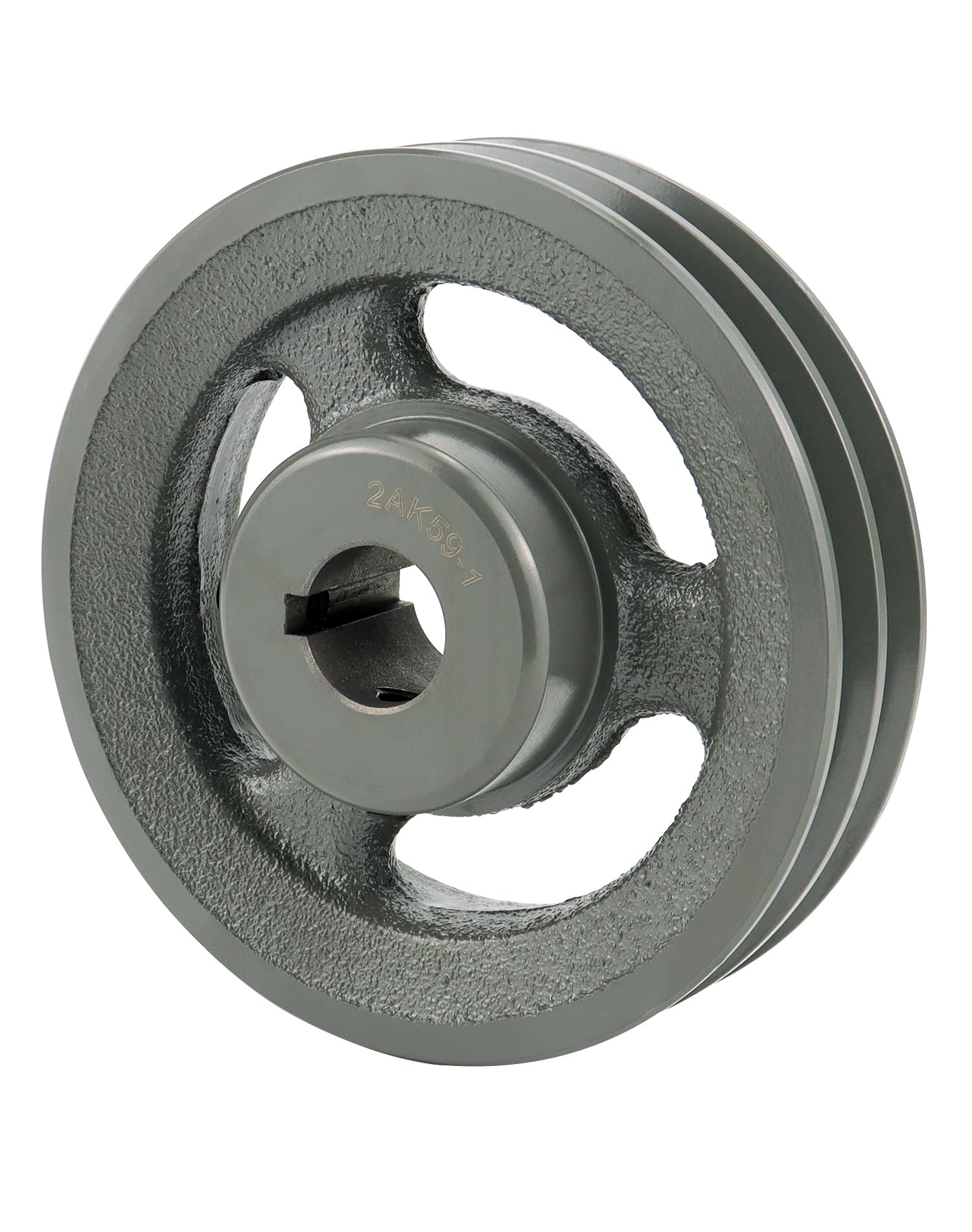 QWORK Double Groove Web Sheaves, 5.75"OD 1" Bore