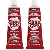 Shoe Goo Repair Adhesive for Fixing Worn Shoes or Boots, Clear, 3.7 Oz (2pc)