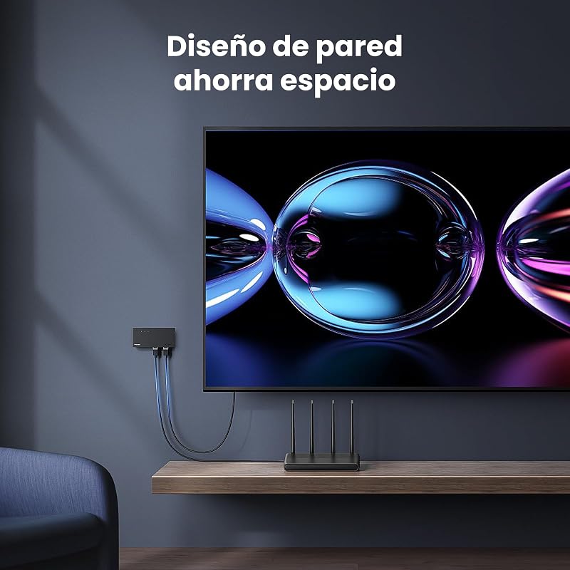 Switch Ethernet 8 Portas Gigabit Velocidade 10/100/1000 Mbps