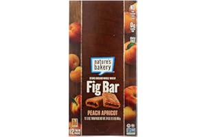 Nature's Bakery Whole Wheat Fig Bar, Peach Apricot, 2 Ounce (Pack of 12)