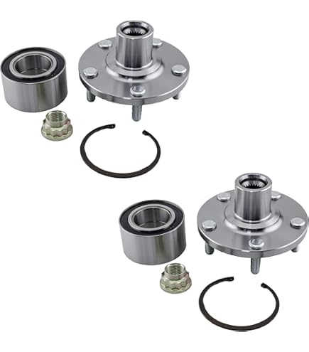 2x Rear Wheel Hub & Bearing Assembly For Acura RSX 02-06 Honda Civic Si 04-05