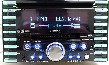 Amazon Co Jp Clarion クラリオン カーステレオ 2din Cd Cd Rw Md Mdlp Fm Am Dmz365bk Car Bike Products