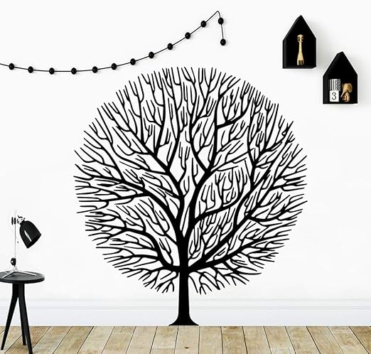 Moderne dekorative Mandala-Baum-Wand-Aufkleber-Ausgangsdekorations-Wand