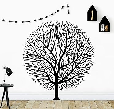 Moderne dekorative Mandala-Baum-Wand-Aufkleber-Ausgangsdekorations-Wand