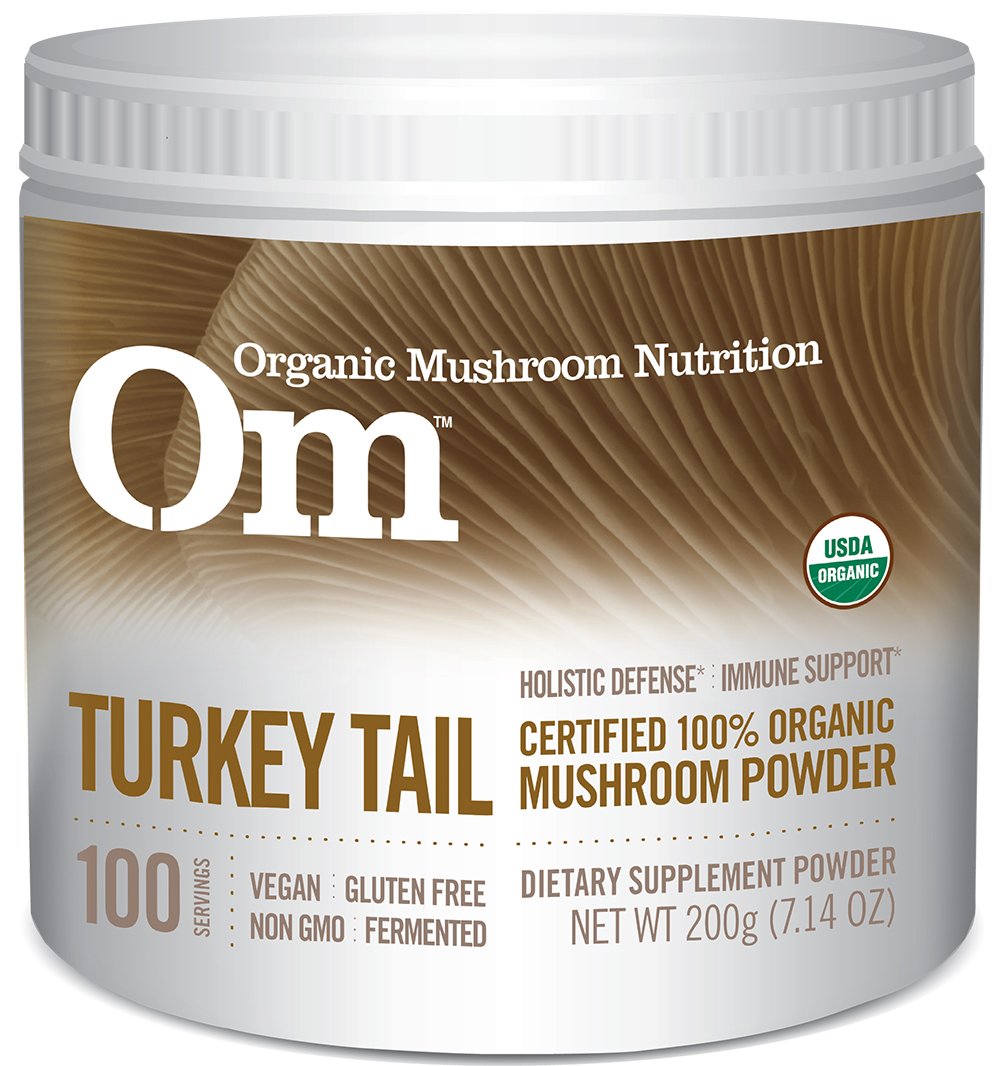 Om Organic Mushroom Supplement, Turkey Tail, 200 grams