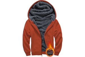 ONEDOG Boys Fleece Jacket Sherpa Lined Zip Up Hoodie Casual Long Sleeve Sweatshirt Warm Jacket 6-15Years (Girls/Kids)