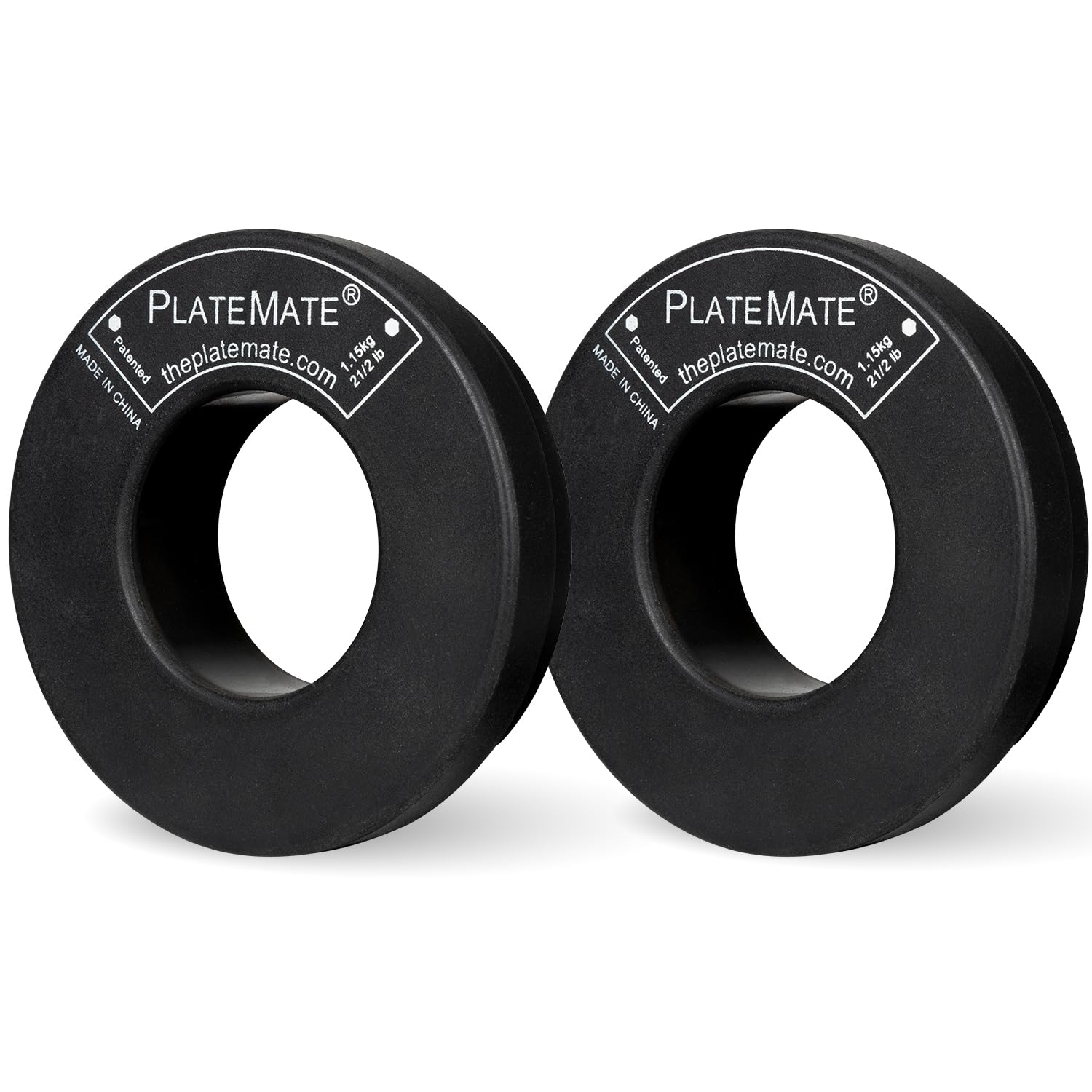 Platemate Microload Pair 2 1/2 Lb. Magnetic Donut Weights