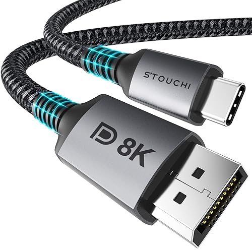 Stouchi USB C to DisplayPort 8K Cable 1M Thunderbolt - Main Image