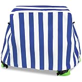 Exokugo Kids Water Table Cover, Outdoor Heavy Duty Durable Waterproof Dustproof Anti-UV Kids Water Play Table Cover, Compatible with Step2 Rain Showers Splash Pond, Purple