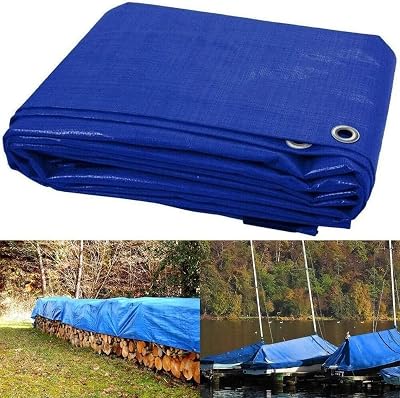 E FAST CE4 Heavy Duty Tarpaulin 4x6ft Waterproof Cover with Eyelets
