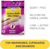 Zero In Clothes Moth Killer Strip S 20-Pack Fragranced Wardrobe Cupboard view 2