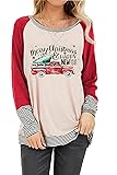 Christmas Shirt Women Christmas Tree Truck Graphic