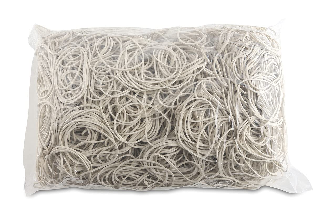 Rubber Bands OFFICE PRODUCTS Diameter 50mm 1,5x1,5mm 1000g White/Small Office Accessories/Type-Standard/Material-Rubber/Weight (g)-1000 / Colour-White/Size-1,5x1,5mm