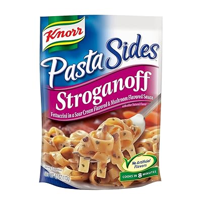 Knorr Pasta Sides: Stroganoff (Pack of 4) 4 oz Bags
