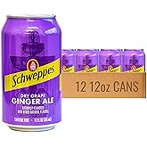 Dry Grape Ginger Ale - Refreshing, Crisp, Delicious - 12, 12oz Cans
