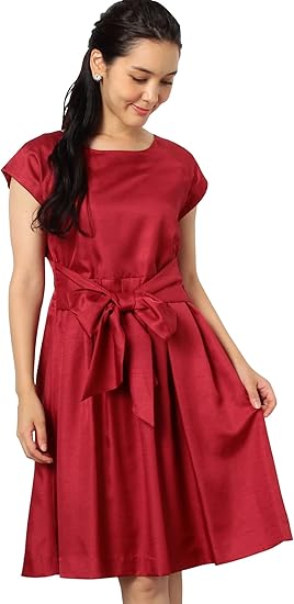 Amazon ユナイテッドアローズ グリーンレーベル リラクシング United Arrows Green Label Relaxing Gb Peシャンタン W リボン ワンピース 3570 Red 35 40 ワンピース チュニック 通販