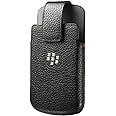 BlackBerry Leather Swivel Holster for BlackBerry Q10 - Black