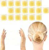 Sularpek 35 Pcs Hair Net Set Blonde Elastic Edge 50 cm Bun Nets for Ballet