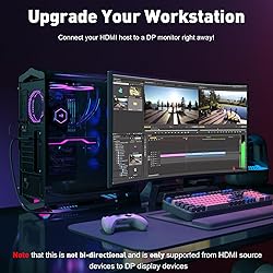 UANTIN Active HDMI to DisplayPort Cable