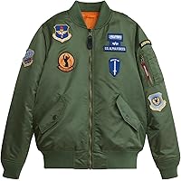 Amazon.com: Alpha Industries Boys' Nasa MA-1 Flight Jacket (2T
