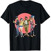 Gorillaz Group Circle Rise T-Shirt