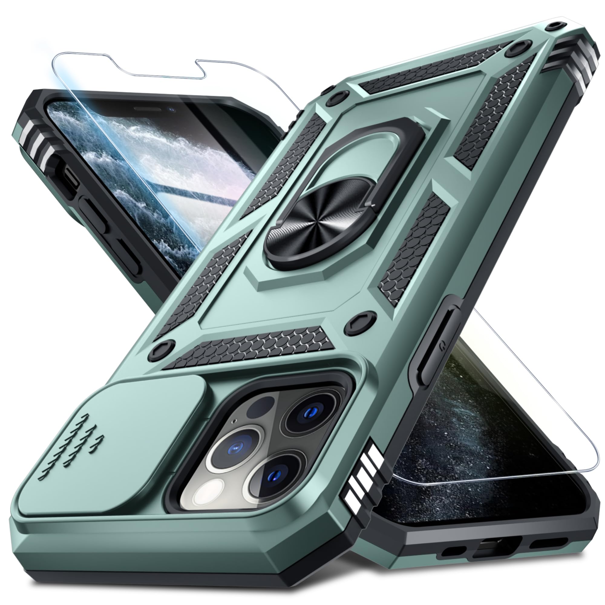 Janmitta Case for iPhone 16 Pro Phone Cover Built