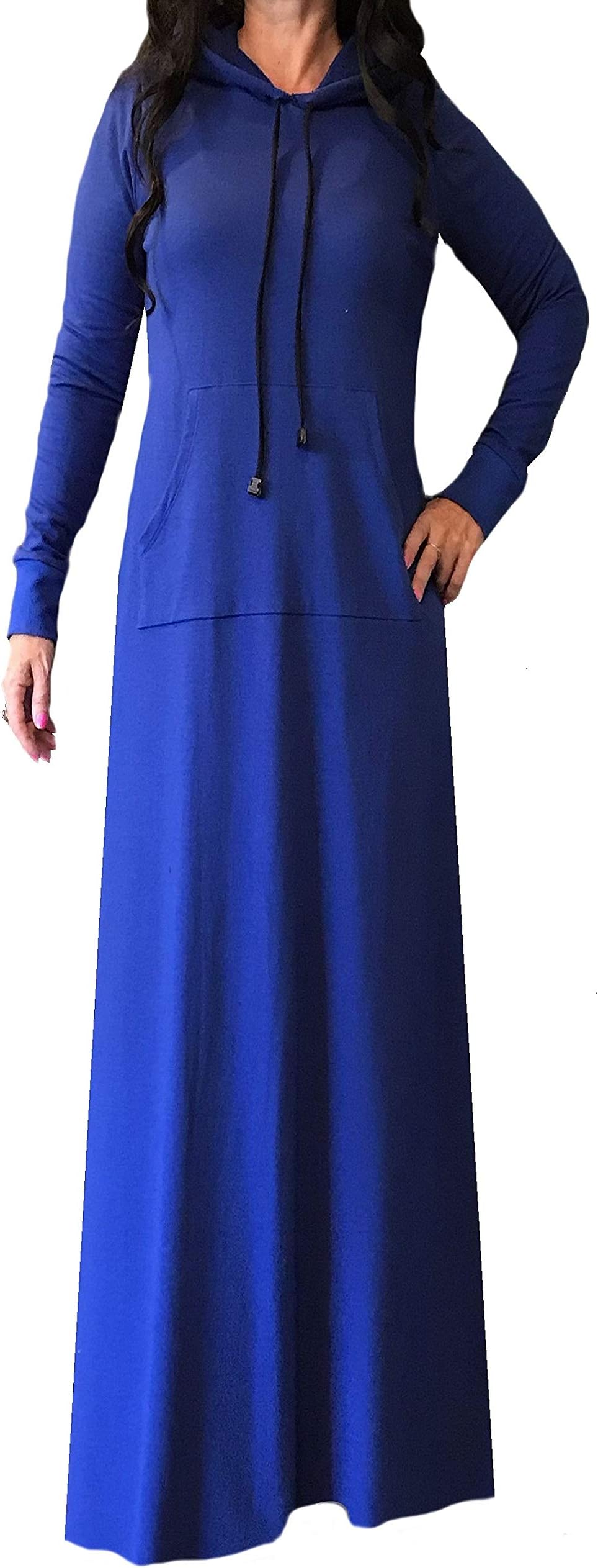 AMAL Muslim Maxi Dress Sport Dresses Long Sleeves Demi-Season Islamic Hijab Knitwear Abaya USA