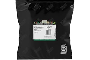 FRONTIER CO-OP FRONTIER Organic Bulk Whole Yellow Mustard Seeds, 453 GR