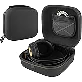 Linkidea Headphones Carrying Case Compatible with AKG K701, Sennheiser HD 200 PRO, HD 350BT, HD650, Philips SHL5905, Protective Hard Shell Travel Bag with Cable (Grey)