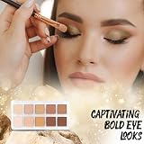 Profusion Cosmetics 10 Shade Nude Eyeshadow Palette - Vegan & Cruelty-Free view 3