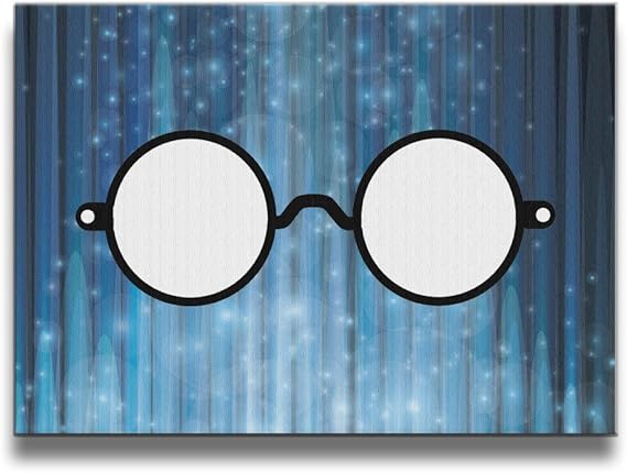 Amazon Co Jp Kamifa カミファ 可愛い阿呆メガネちゃん 可愛い フレームレス装飾画 壁画 キャンバス 服 ファッション小物