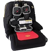 RideSafer - Extra Small Black RideSafer Travel Vest & TravelSmarter Booster Seat Combo, Lightweight, Compact, Portable Car Se