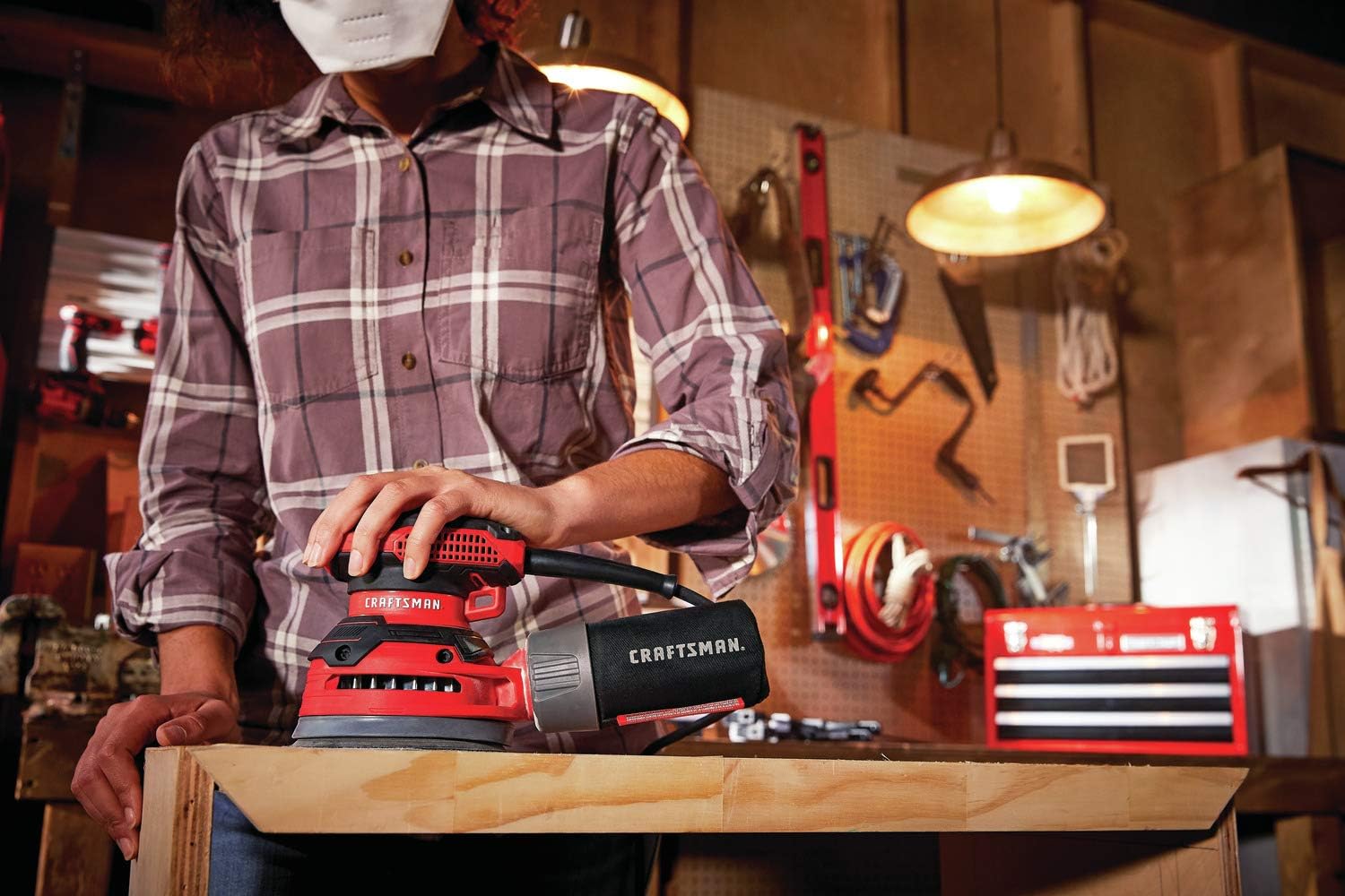 CRAFTSMAN Random Orbit Sander, 3-Amp, Corded (CMEW231) - - 