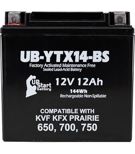 Amazon.com: Kawasaki 1200CC ZX12R, 2000-2005 Motorcycle Battery