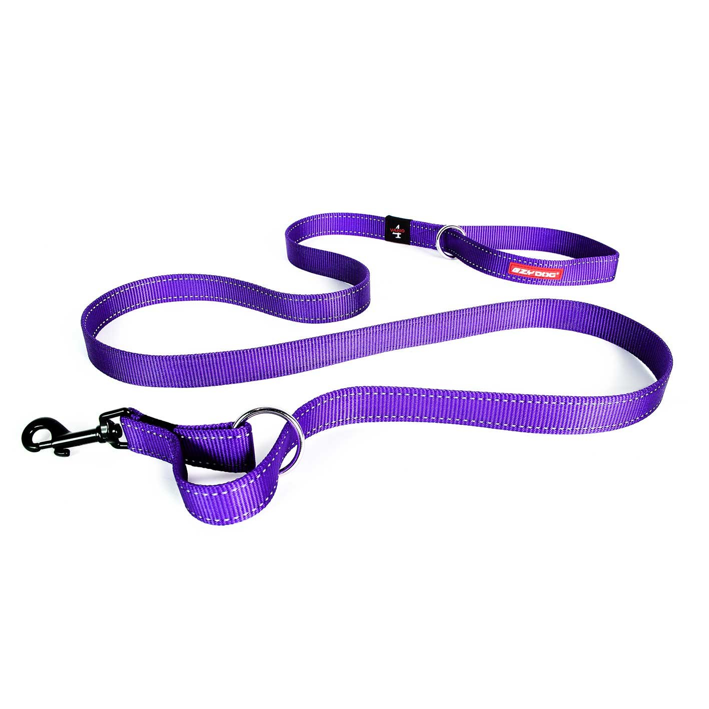 EzyDog Vario 4 Multi-function Dog Lead| 3-6 foot Adjustable Dog Lead, Purple — image 1