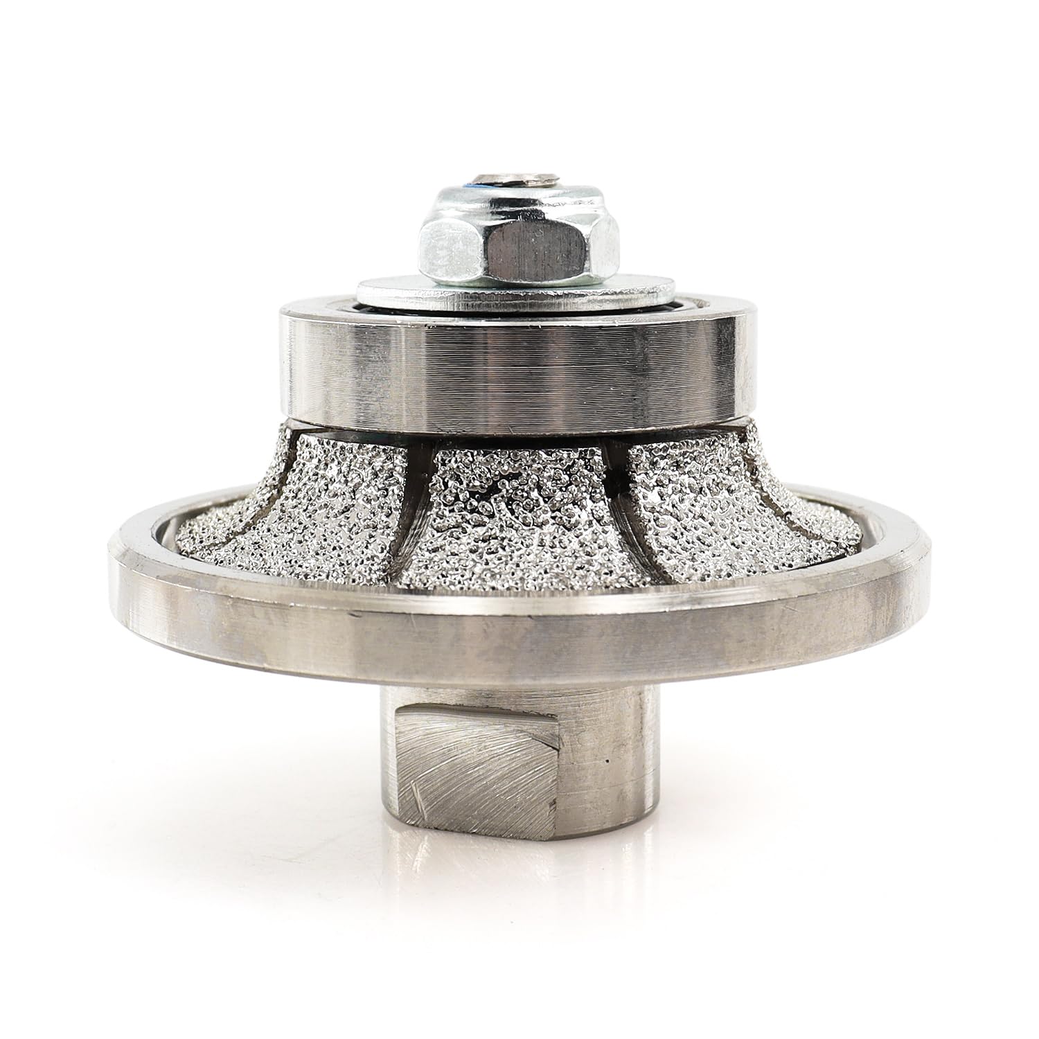 Z-LEAP B10 3/8 inch Half Bullnose Roundover Diamond Hand Profiler for Granite Concrete Marble Stone M14 Thread