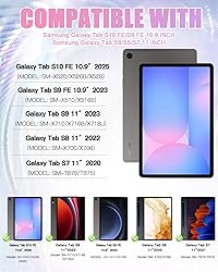 BRAECN Case for Galaxy Tab S10 FE/S9 FE/S9 10.9/11