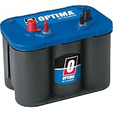 OPTIMA&reg; Batteries High Performance 34M BLUETOP&reg; Sealed AGM Starting Battery | Boat and RV Starting Battery, 800 CCA, Dual Terminal, Maintenance Free, Versatile Mounting