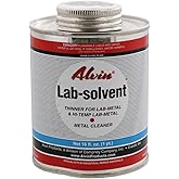 Alvin 16 oz Lab Solvent Thinner for Lab Metal &amp; Hi Temp Lab Metal &amp; Metal Cleaner
