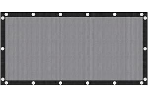 VICLLAX 90% Shade Fabric Sun Shade Cloth Privacy Screen with Reinforced Grommets for Outdoor Patio Garden Pergola Cover Canop