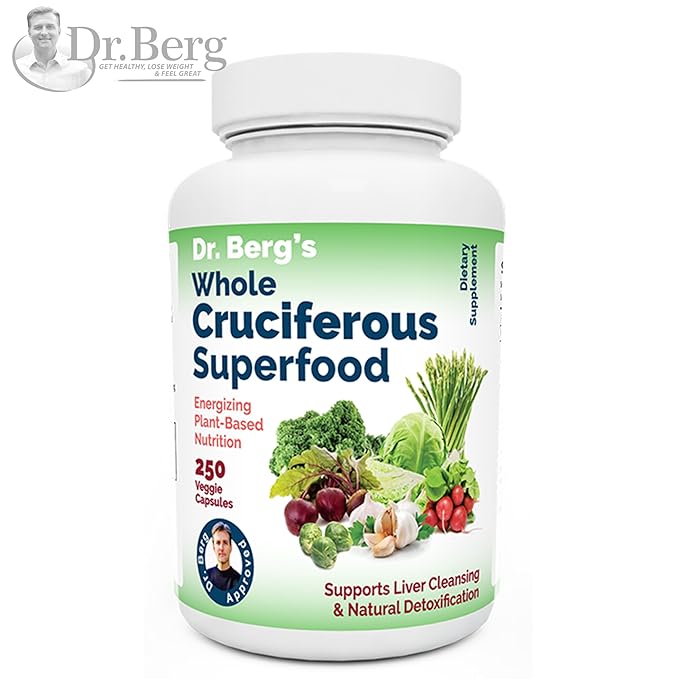 Dr. Berg's Whole Cruciferous Food for Liver Support & Detox Reviews