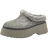 Coach Womens Cecilia Clog in Signature Suede