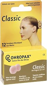 OHROPAX Classic Wax Mouldable Earplugs 3 Packs 18 Pairs Sleep Noise Reduction view 3