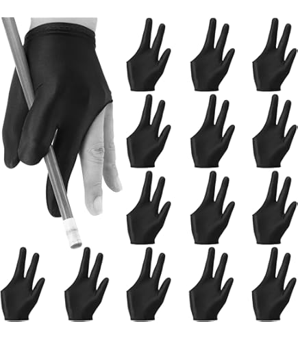 Billiards Gloves Elastic Right Hand 3 Fingers Billiard Gloves Carom Pool Snooker Cue Sport Glove Breathable Comfortable Non Slip Reduce Friction Of Hand Sweating I.566912297 - View #10