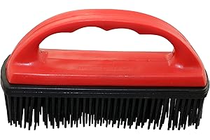 Grewal Equestrian Super Groom Saddle Pad Cleaning Brush (Red)