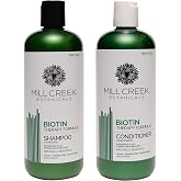 Mill Creek Botanicals Biotin Shampoo and Conditioner Hair Growth Bundle