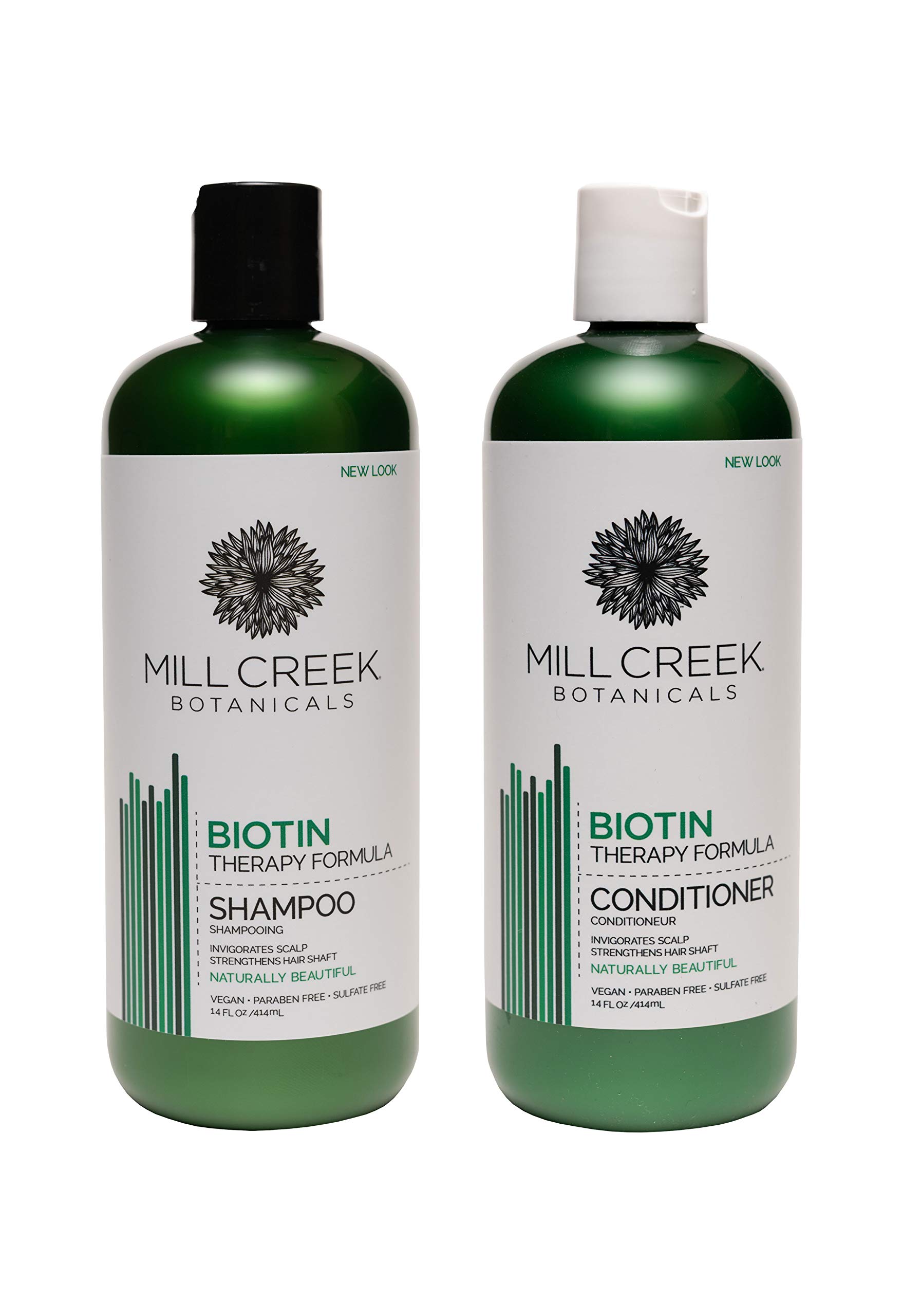 Mill Creek Botanicals Biotin Shampoo and Conditioner Hair Growth Bundle by Mill Creek
