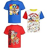 Paw Patrol Graphic T-Shirt (Sets) Marshall Chase Rubble Rocky Skye Everest Zuma Outfit Tee Toddlers Birthday to Kids Clothes