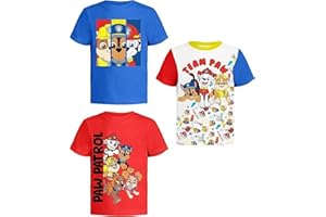 NICKELODEON Paw Patrol Graphic T-Shirt (Sets) Marshall Chase Rubble Rocky Skye Everest Zuma Outfit Tee Toddlers Birthday to Kids Clothes
