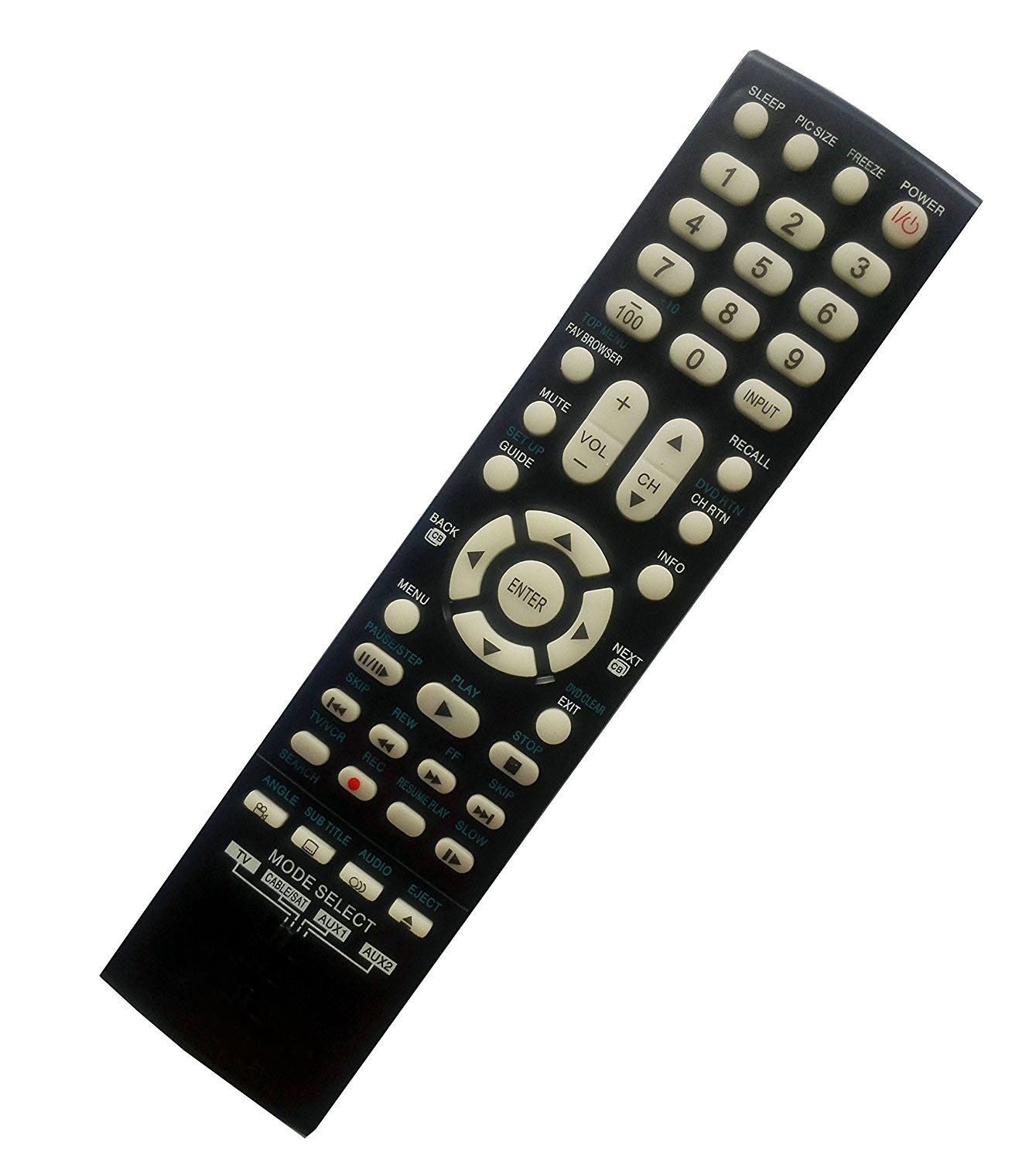 Amazon.com: RLsales General Replacement Remote Control Fit for Toshiba  55S41U 46G300U 46G300U1 23L1350U 29L1350U 32L1350U Regza LCD LED PLASMA  HDTV TV: Home ...